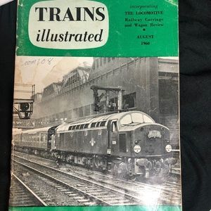 Antique / Vintage Trains Illustrated August 1960s Ian Allan Periodical (Retired)